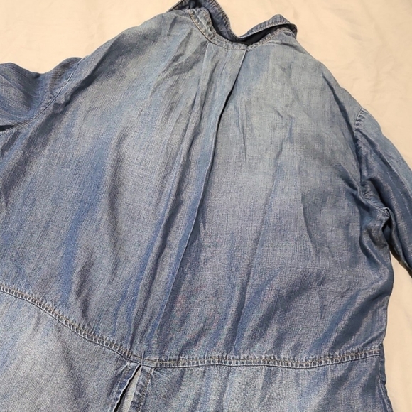 Cloth & Stone Womens Size‎ Med. CHAMBRAY Tencel - Picture 7 of 12